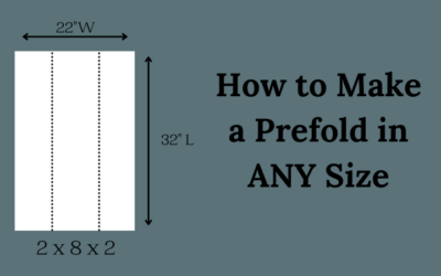 How to Make a Prefold in ANY Size