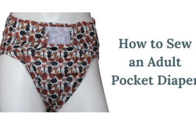 How to Sew an Adult Pocket Diaper