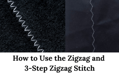 How to Use the Zigzag Stitch