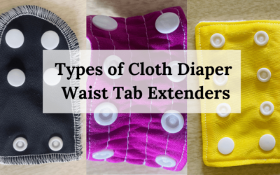 3 Types of Waist Tab Extenders for Cloth Diapers