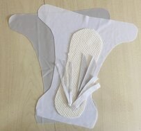 fabric needed to make a swim diaper